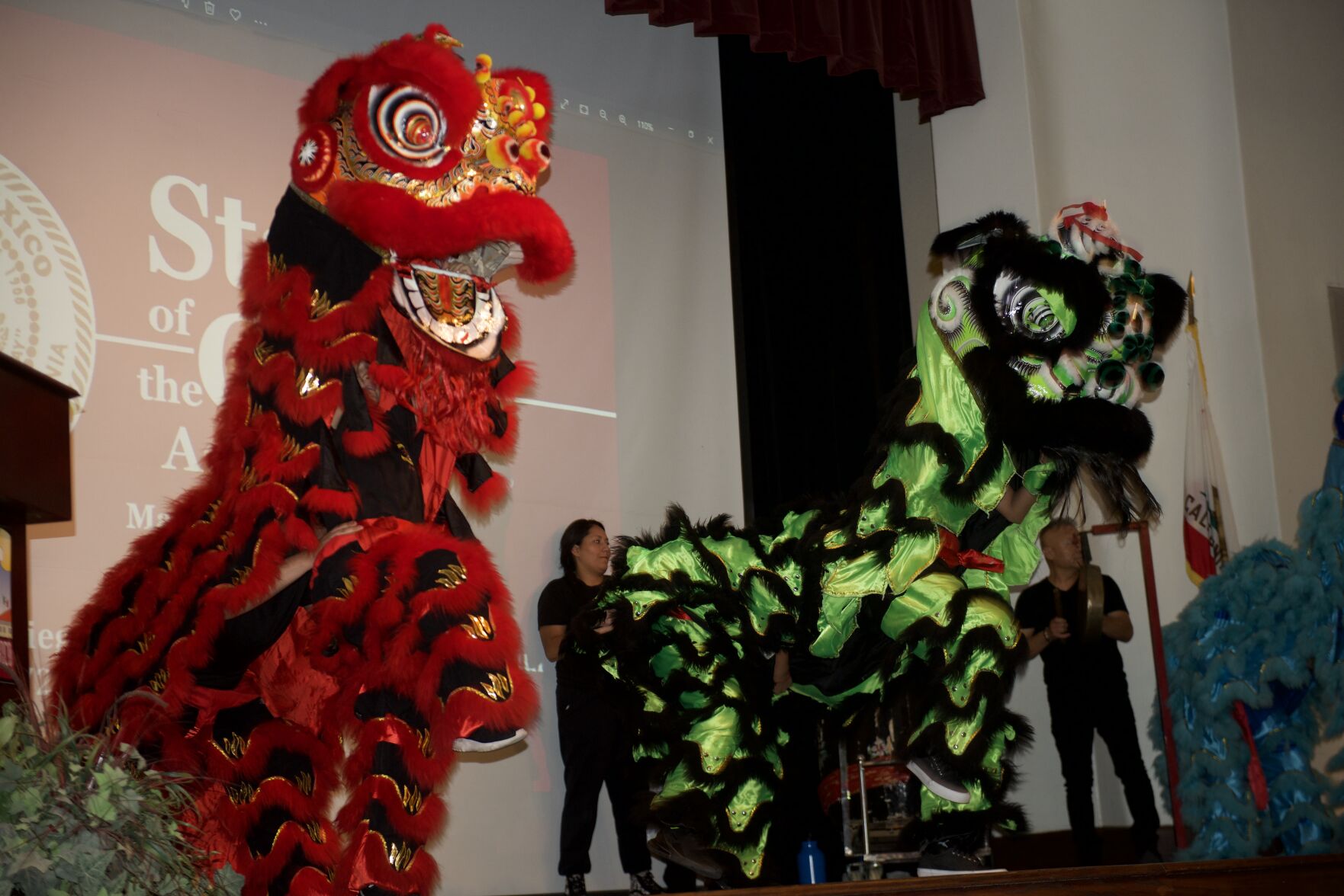 the lion dance